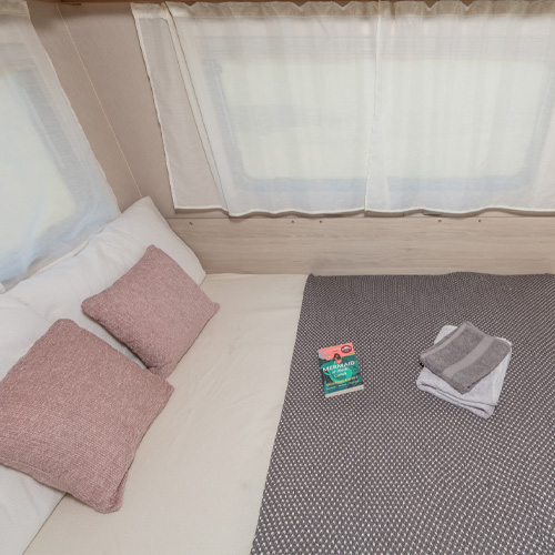 The rear bedroom in the C72